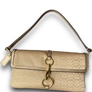 Coach Gold Shoulder Bag
